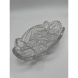 Vintage Imperial Early American Brilliant Cut Glass Bowl